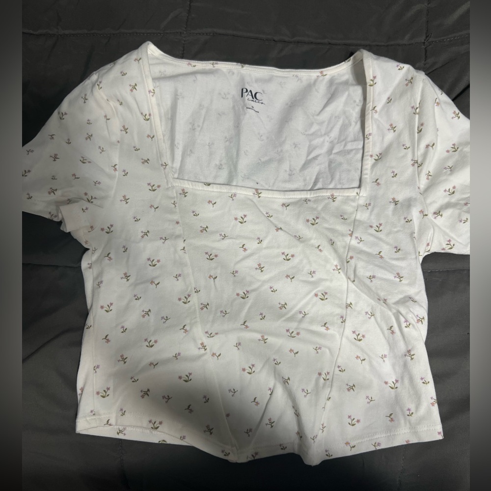 White Crop Top